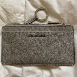 Light grey Michael Kors slim wallet